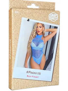 Body Fishnet S/L - Blue