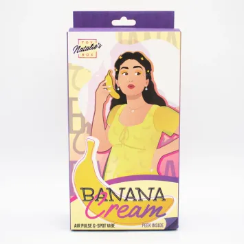 Banana Cream Air Pulse & G-Spot Vibrator