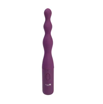 DANI 10-Function Silicone Beaded Anal Vibe Purple