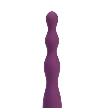 DANI 10-Function Silicone Beaded Anal Vibe Purple