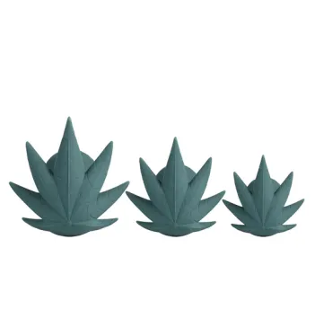 Doobies POT Leaf Anal Trainer Silicone Set - 3 Sizes