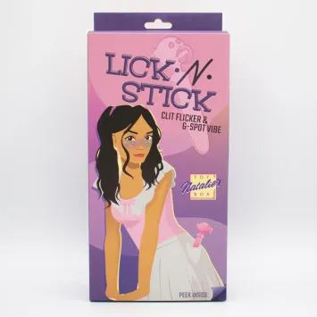 Lick n' Stick Flicker & G-Spot Vibrator