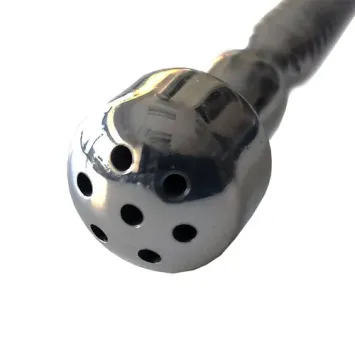 Stainless steel Shower Penis Plug for Male Medical play