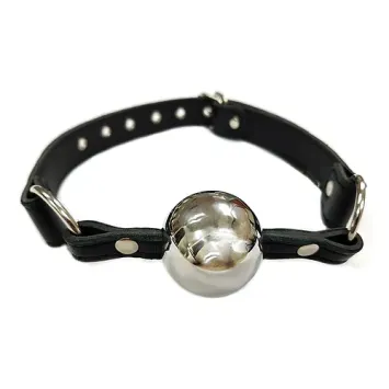 Ball Gag with Hollow Stainless Steel Ball