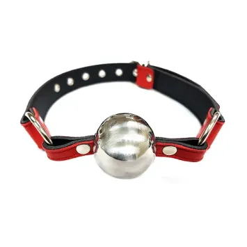 Ball Gag with Hollow Stainless Steel Ball