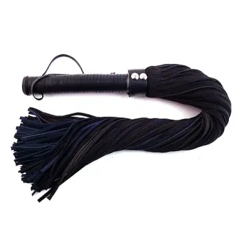 Leather Handle, Suede Flogger