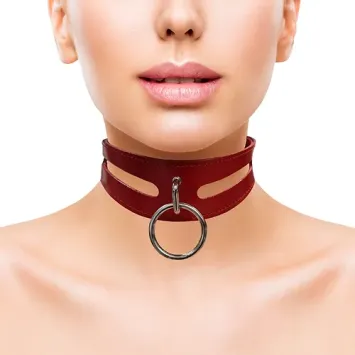 Leather Fashion Bondage Collar