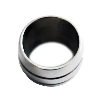 Stainless Steel Round Plain Cock Ring - 45mm x 45mm