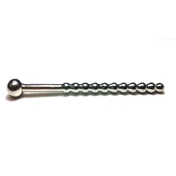 Beaded Urethral Stimulation Tool with Stopper